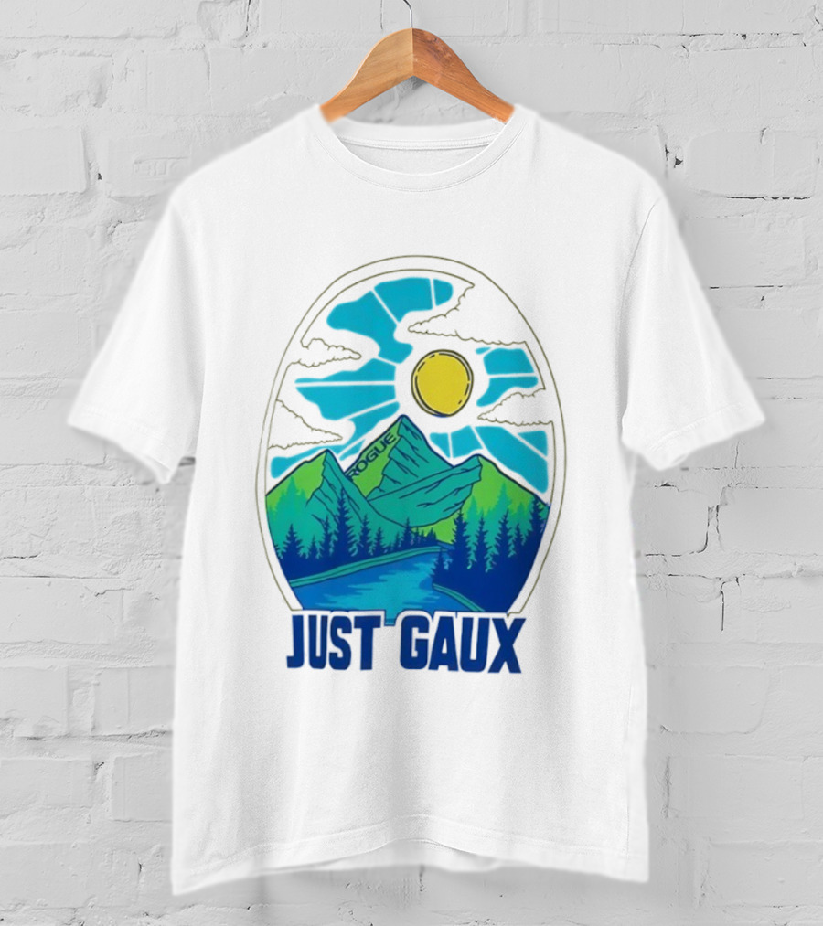 Just Gaux Margaux Alvarez Vintage Rogue Mountain Sun Art T-Shirt