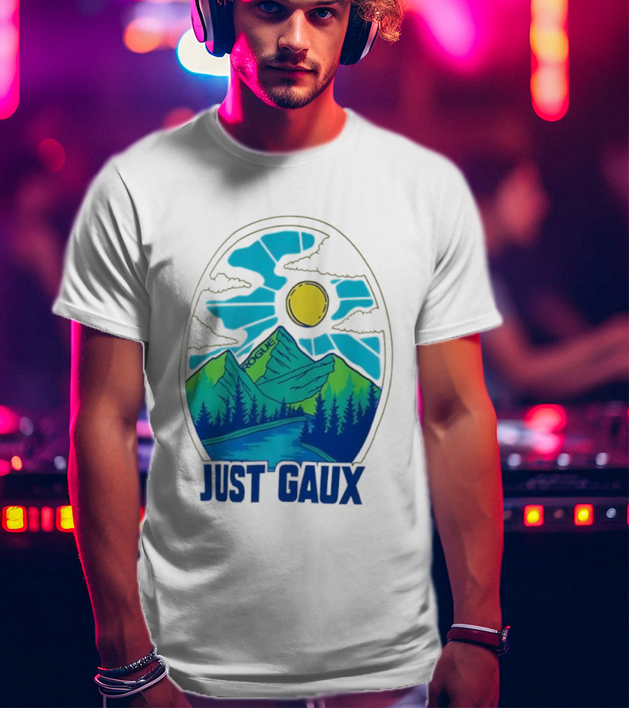 Just Gaux Margaux Alvarez Vintage Rogue Mountain Sun Art T-Shirt