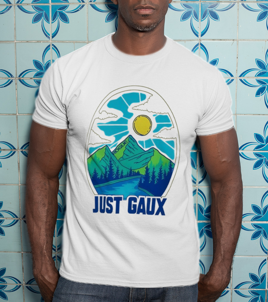 Just Gaux Margaux Alvarez Vintage Rogue Mountain Sun Art T-Shirt