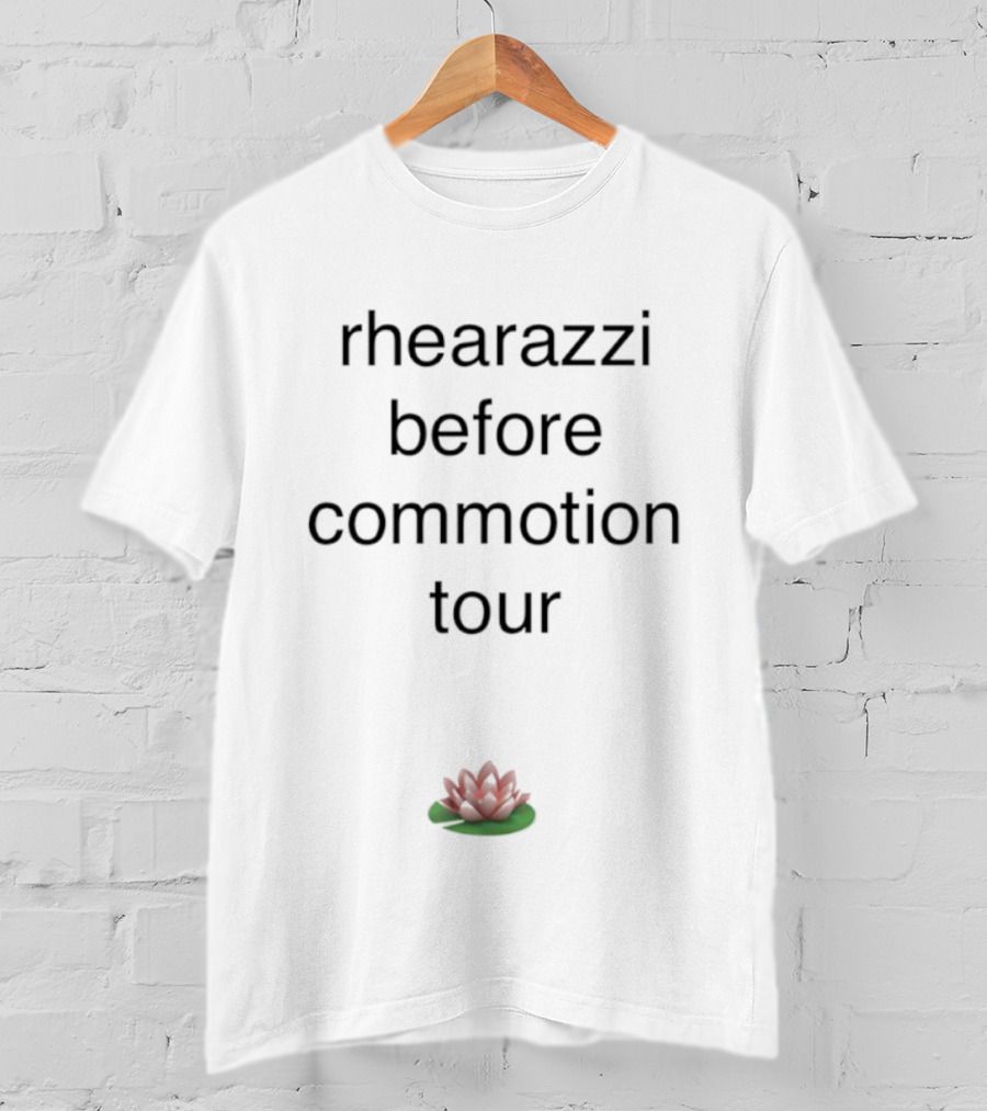 Rhearazzi Before Commotion Tour Lotus Flower T-Shirt