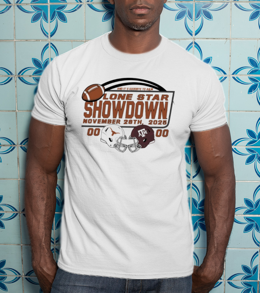 Lone Star Showdown November 29th 2025 Texas Longhorns Vs Texas A&M Aggies Score T-Shirt