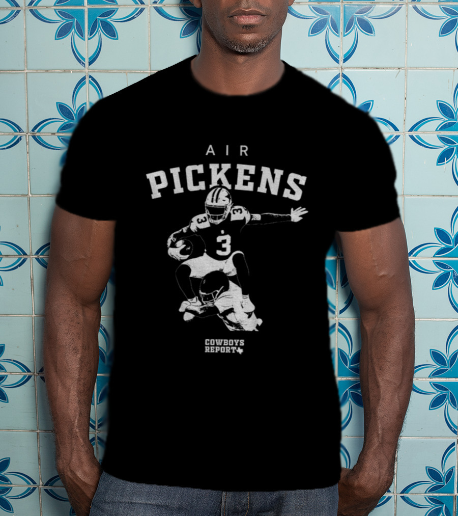 Air Pickens Cowboys Country Football 2025 Jump Over T-Shirt