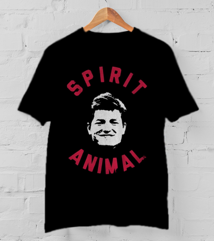 Drake Maye Spirit Animal New England Football Face Design T-Shirt