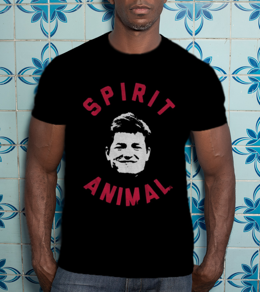 Drake Maye Spirit Animal New England Football Face Design T-Shirt