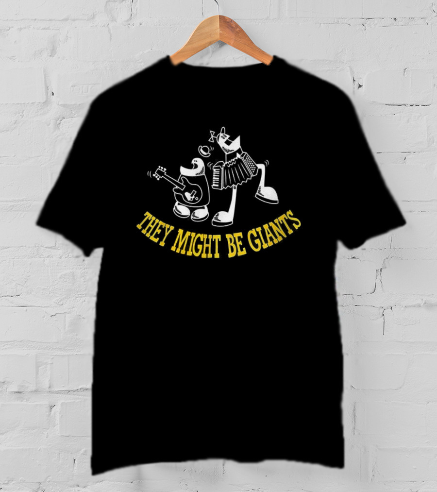 Homestar Runner Characters With Guitar They Might Be Giants T-Shirt