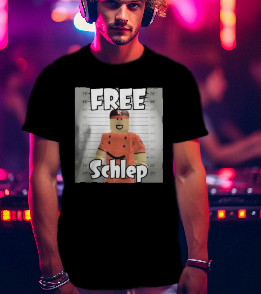 Free Schlep Roblox Shot Character T-Shirt
