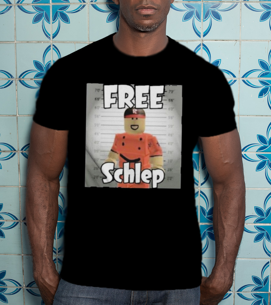 Free Schlep Roblox Shot Character T-Shirt