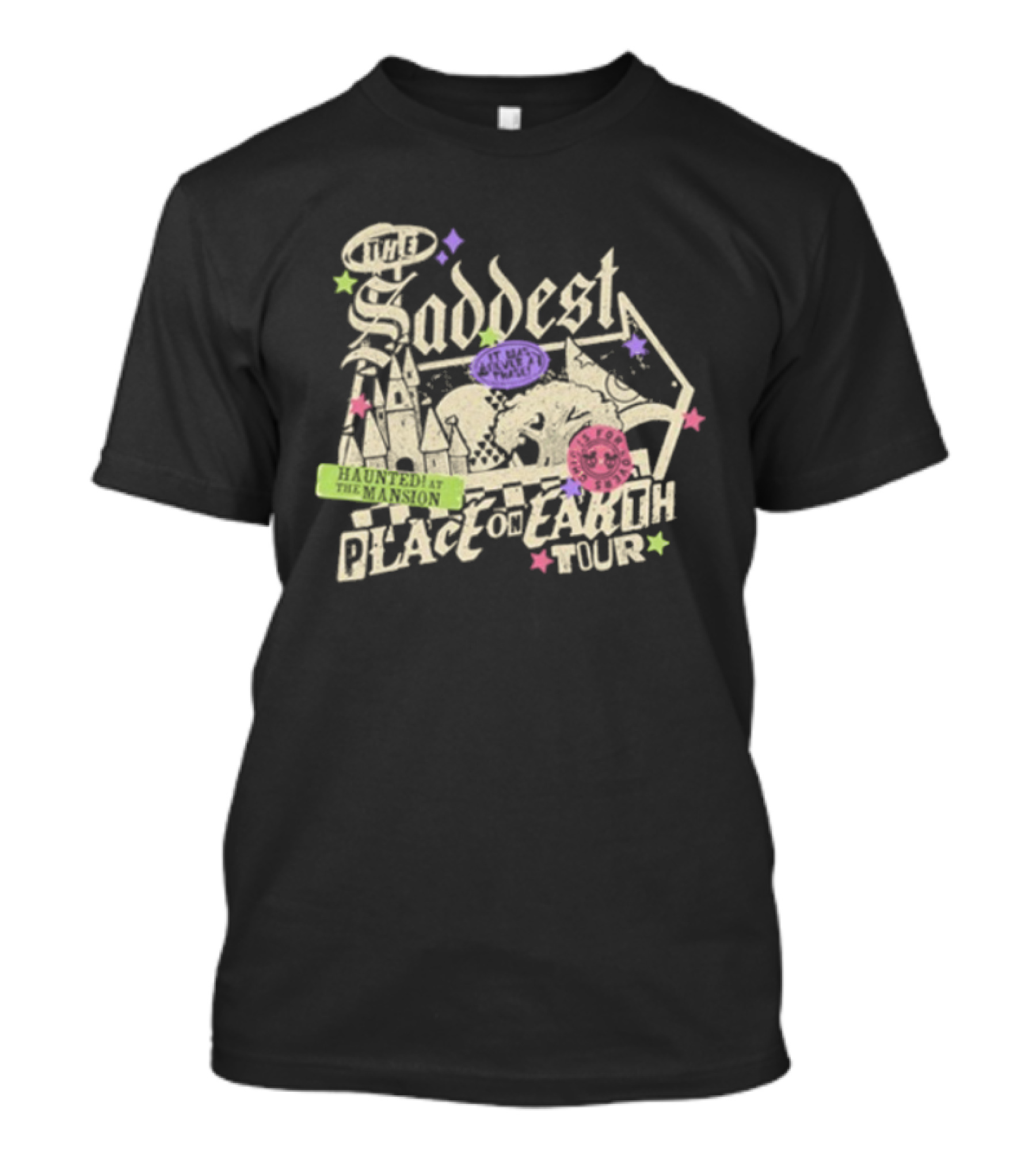 Saddest Haunted Mansion Place On Earth Tour T-Shirt