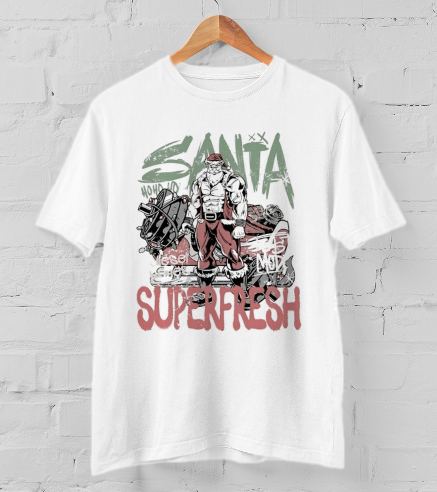 Santa Superfresh Ho Ho Ho Beast Mode T-Shirt