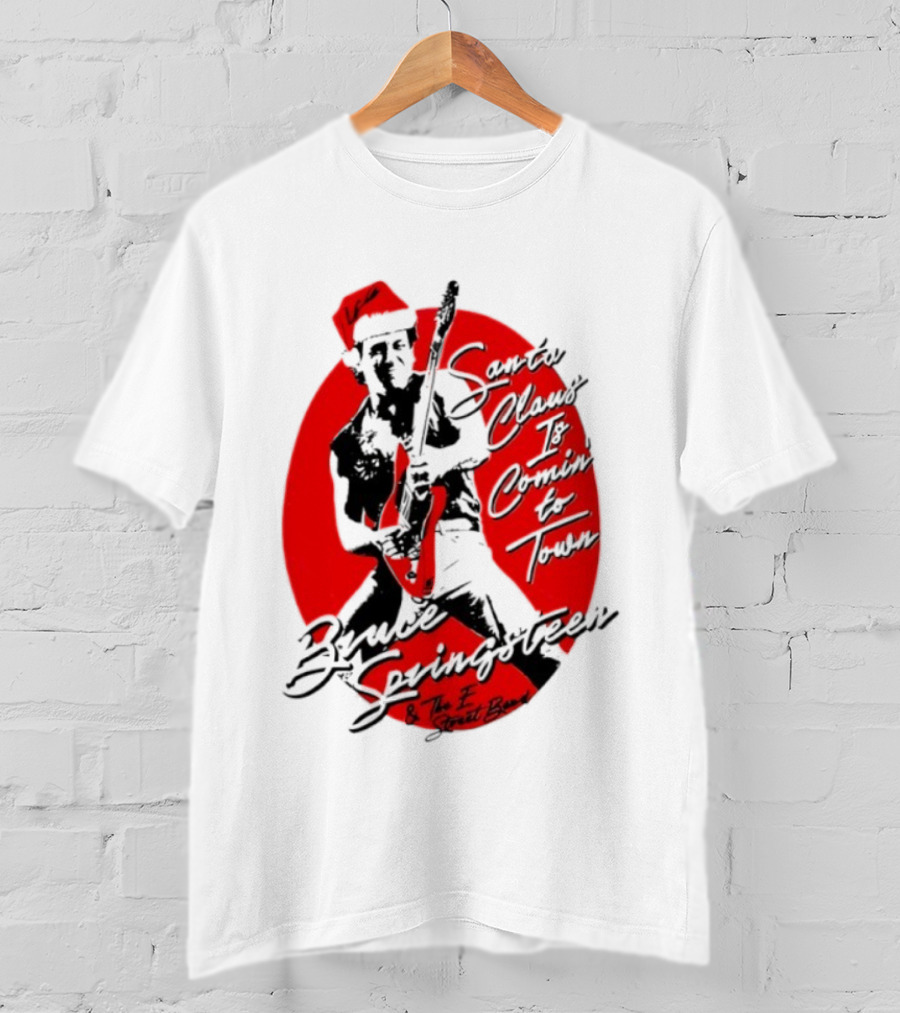 Bruce Springsteen Santa Claus Is Coming To Town E Street Band T-Shirt
