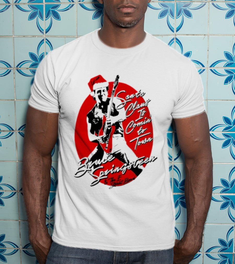 Bruce Springsteen Santa Claus Is Coming To Town E Street Band T-Shirt