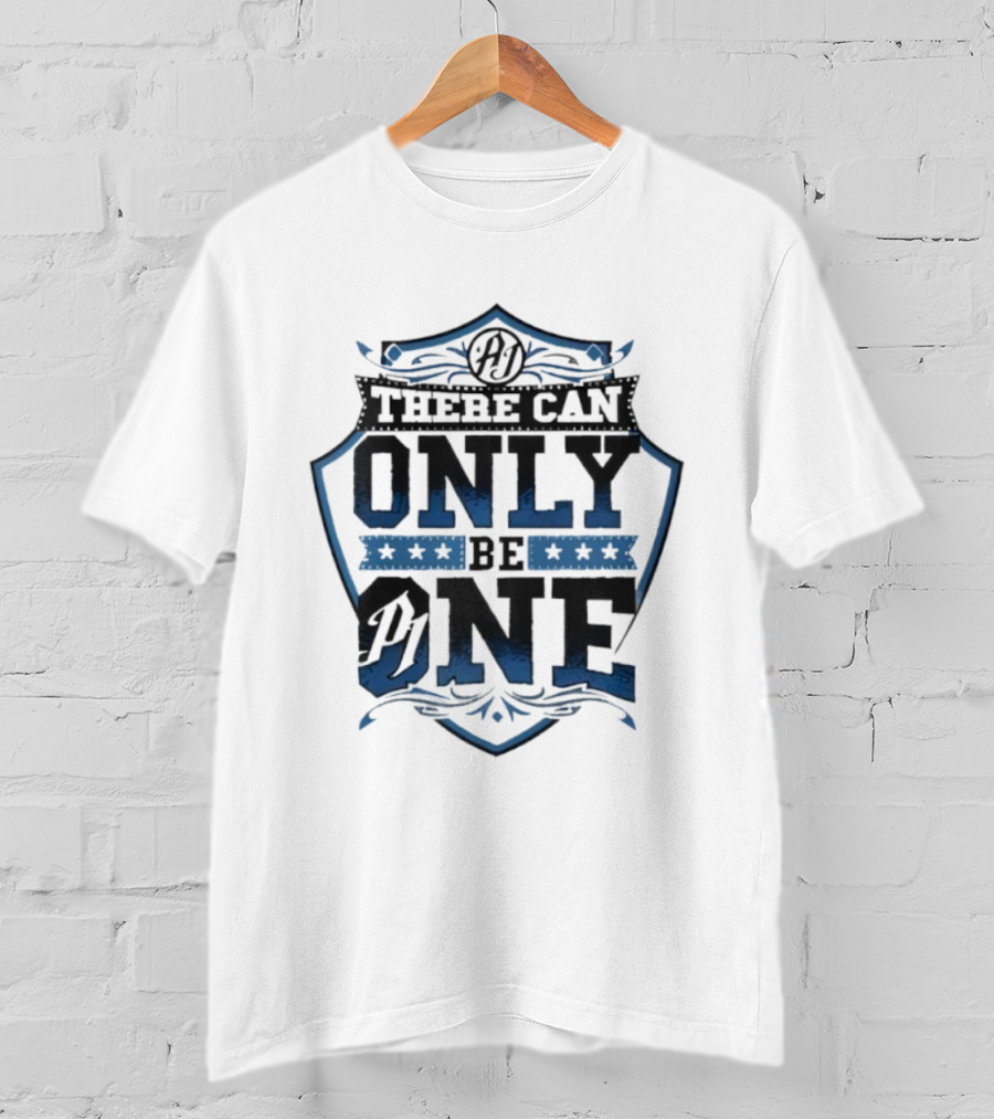 AJ Styles There Can Only Be One Shield Logo T-Shirt