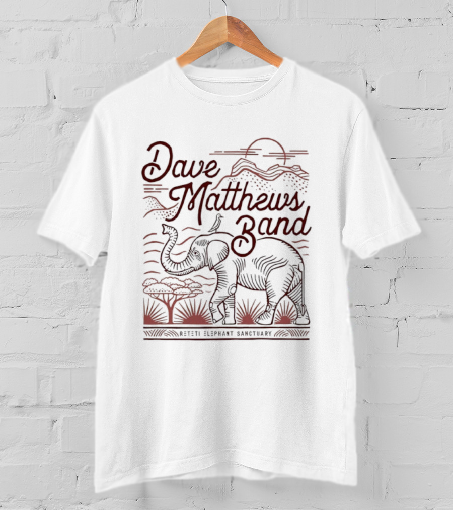 Dave Matthews Band Reteti Elephant Sanctuary Collaboration T-Shirt