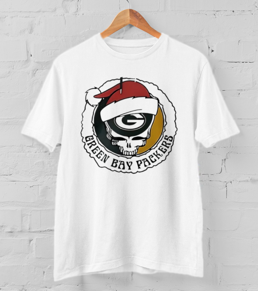 Green Bay Packers 60th Anniversary Grateful Dead Christmas Game Day T-Shirt