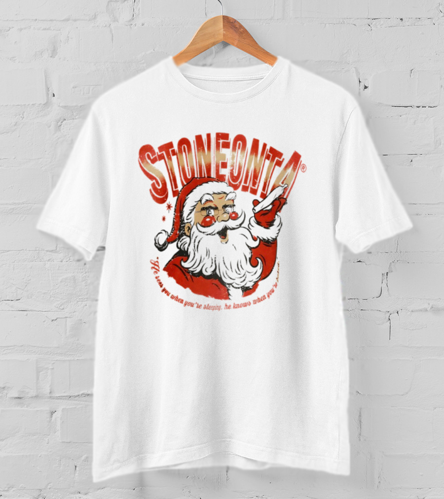 Stoneonta Santa Claus Christmas Santacon 2025 T-Shirt