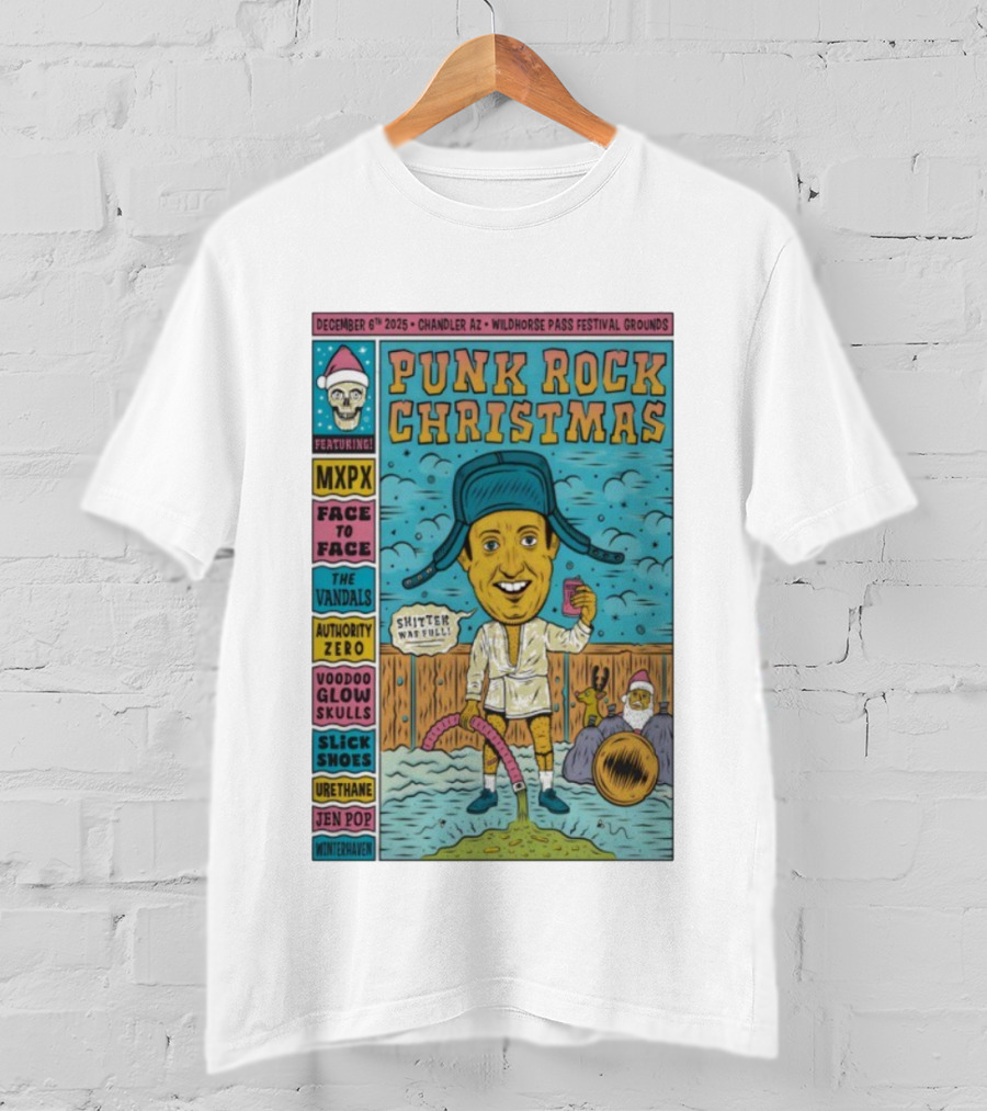 Punk Rock Christmas Featuring MXPX And The Vandals Chandler AZ December 6 2025 T-Shirt
