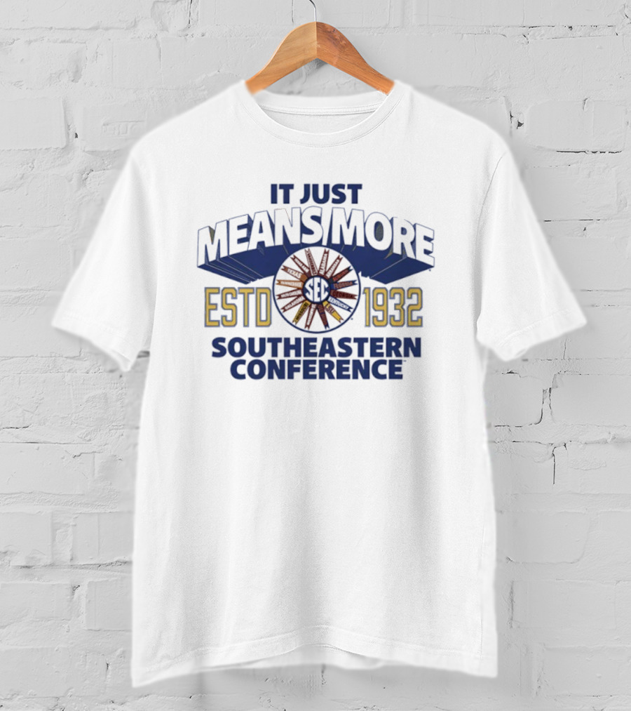 SEC It Just Means More ESTD 1932 Southeastern Conference Pinwheel T-Shirt