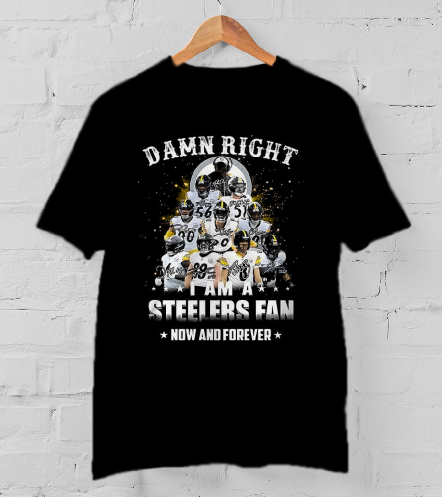 Damn Right Steelers Fan Now And Forever T-Shirt