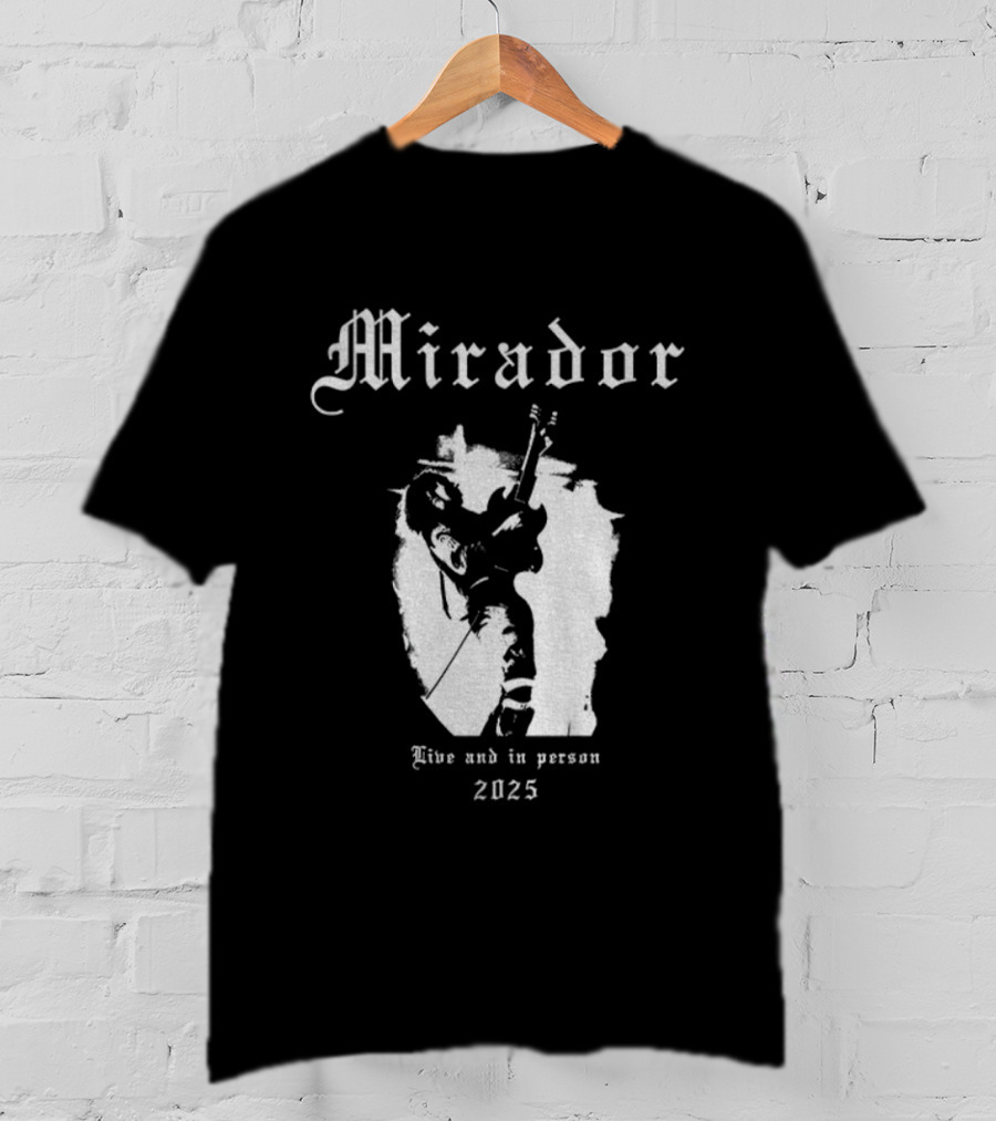 Mirador Live In Person 2025 Jake Kiszka Tribute T-Shirt