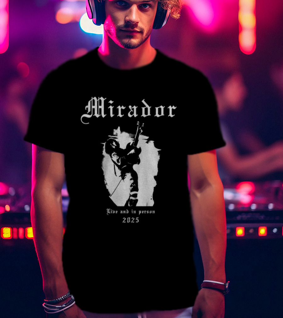 Mirador Live In Person 2025 Jake Kiszka Tribute T-Shirt