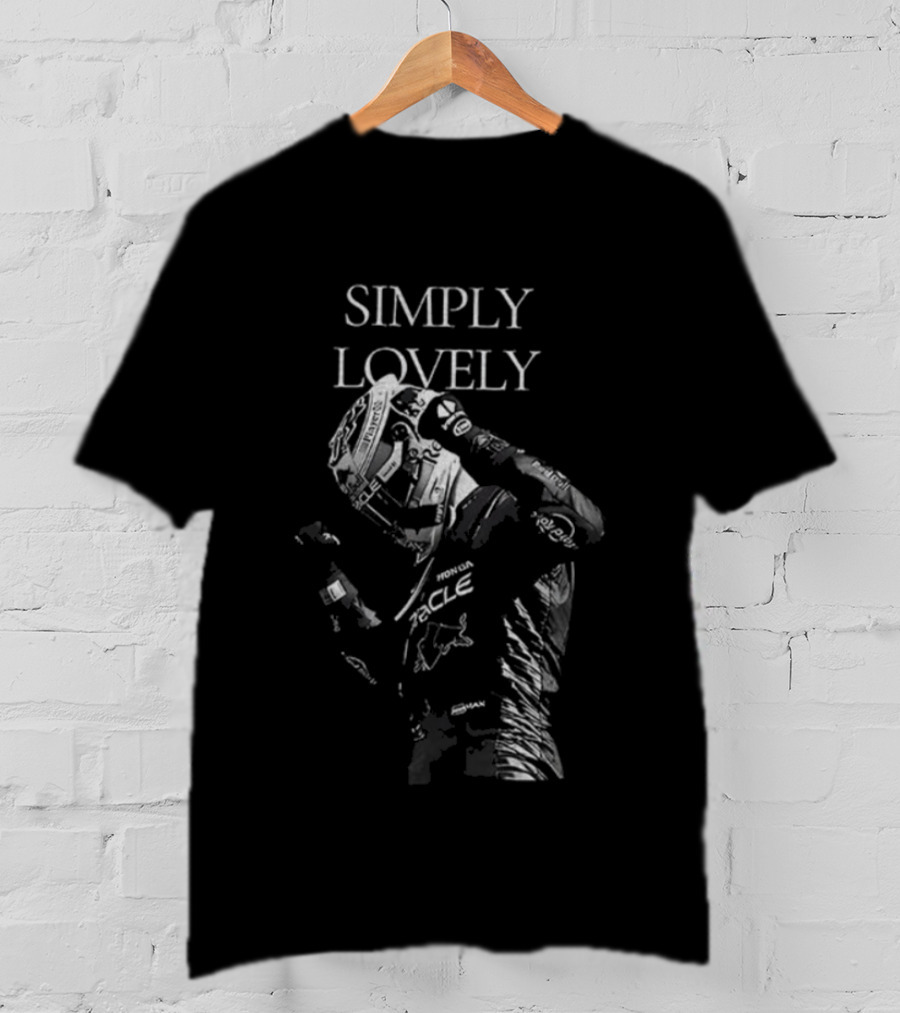 Max Verstappen Simply Lovely Racing Champion Aesthetic T-Shirt