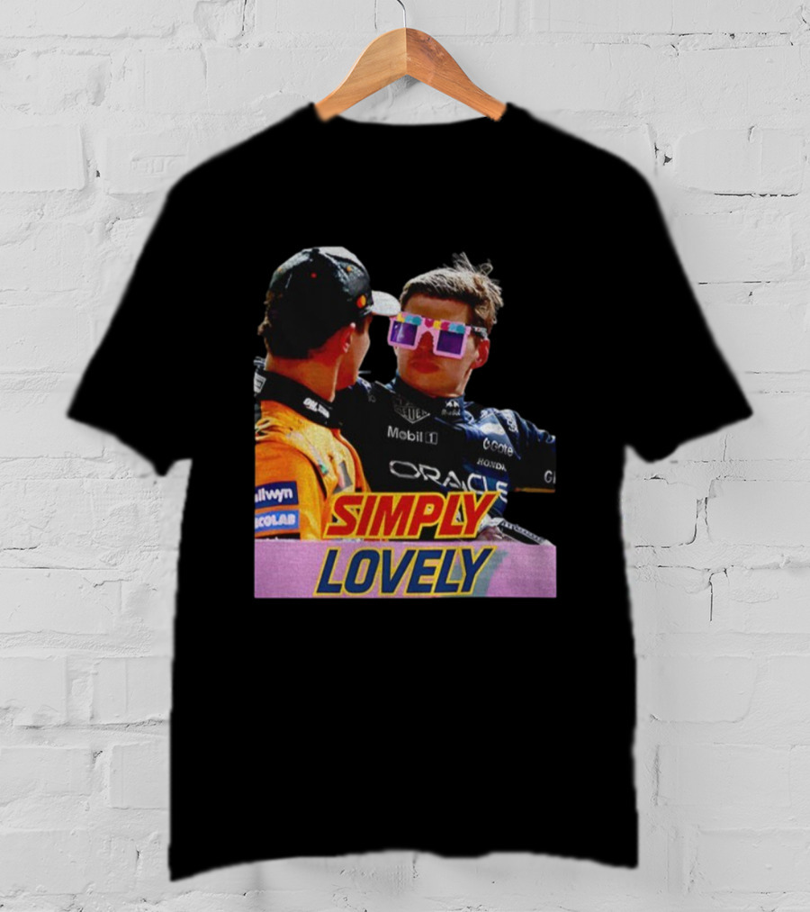 Max Verstappen Pink Sunglasses Las Vegas GP 2025 Simply Lovely Oracle Racing T-Shirt