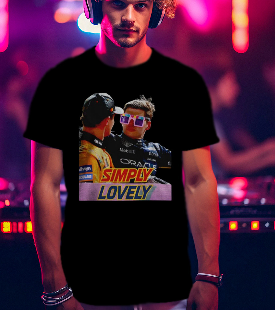 Max Verstappen Pink Sunglasses Las Vegas GP 2025 Simply Lovely Oracle Racing T-Shirt
