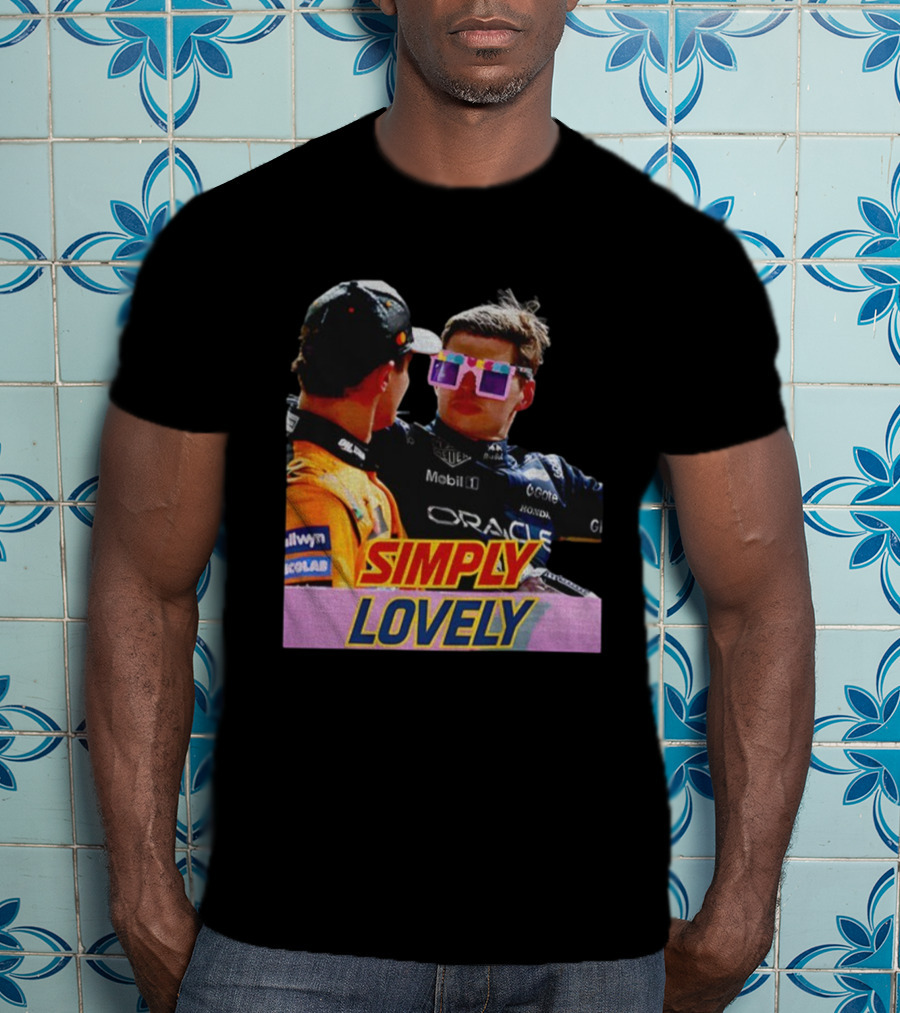 Max Verstappen Pink Sunglasses Las Vegas GP 2025 Simply Lovely Oracle Racing T-Shirt
