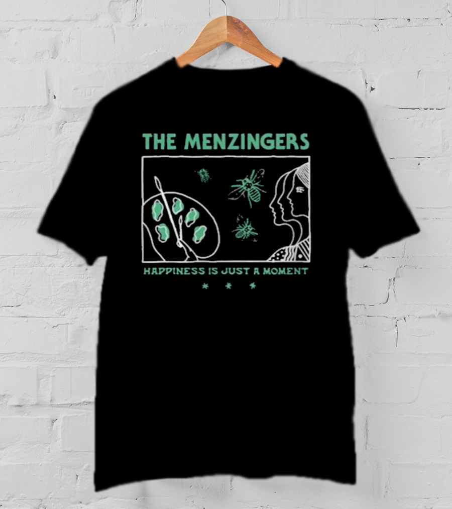 The Menzingers Happiness Is Just A Moment Painter Palette And Silhouette T-Shirt