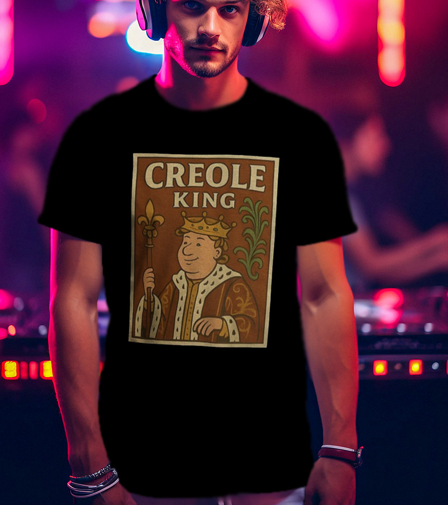 Creole King LSU Tigers Geaux Tigers Football Bayou Lane Kiffin T-Shirt