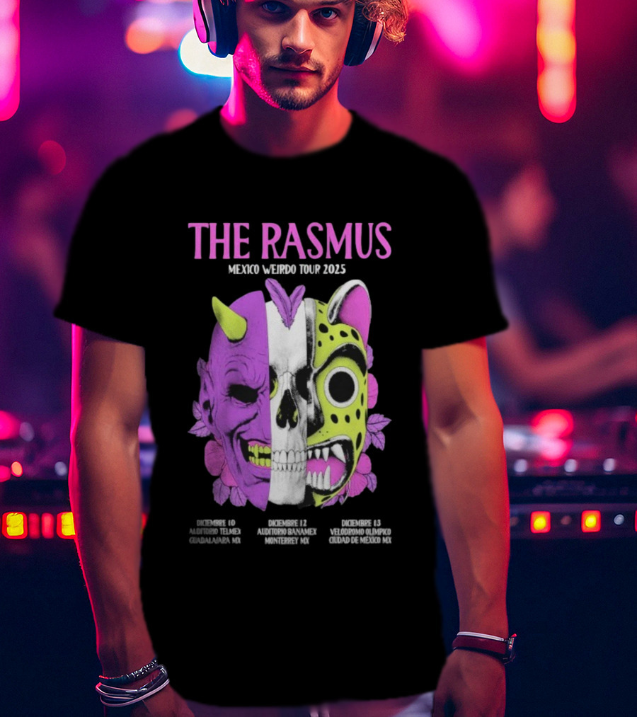 The Rasmus Mexico Weird Tour 2025 Auditorio Telmex Guadalajara Dec 10 T-Shirt