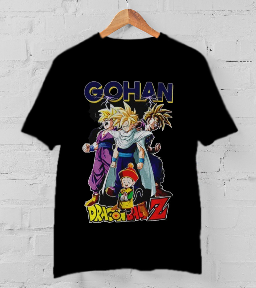 Gohan Dragon Ball Z Super Saiyan Anime Classic Characters T-Shirt