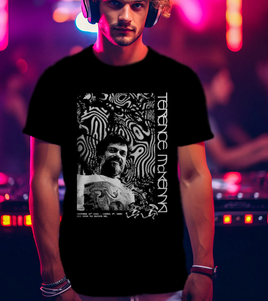 Terence Mckenna Psychedelic Influence Elements T-Shirt