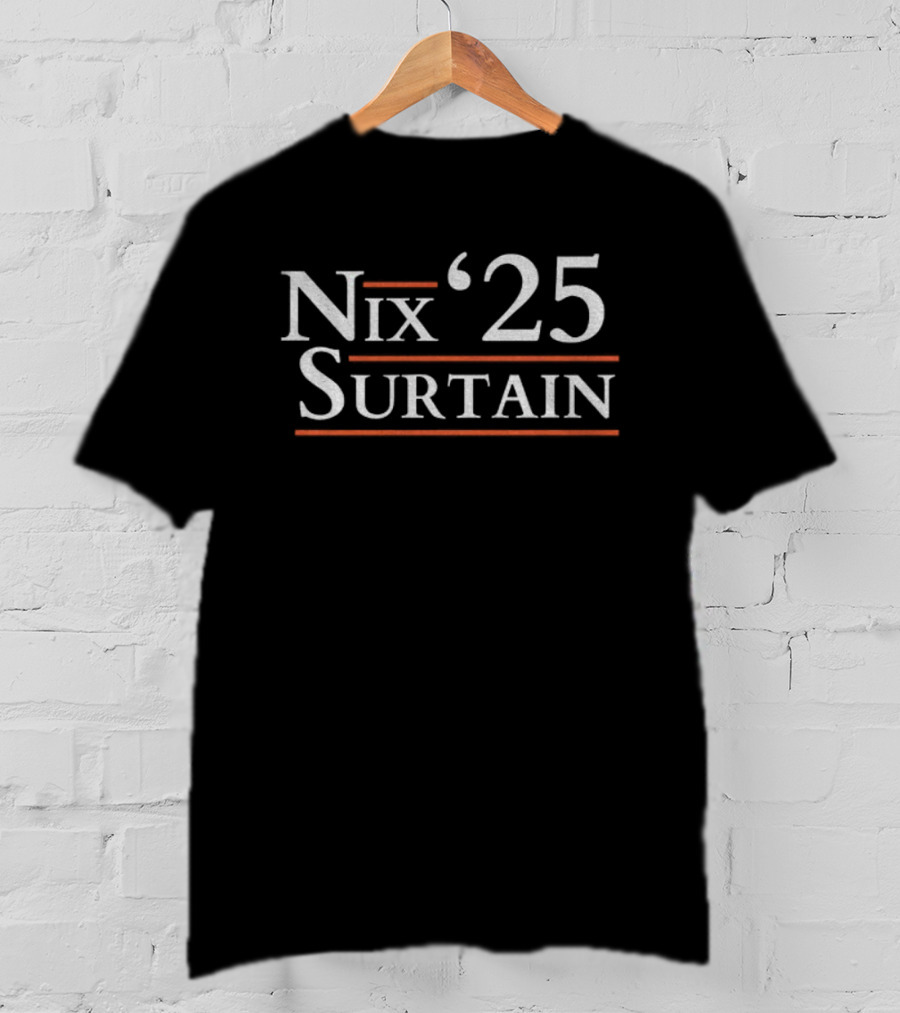 Nix Surtain '25 Denver Broncos NFL Football Bo Nix Patrick Surtain T-Shirt