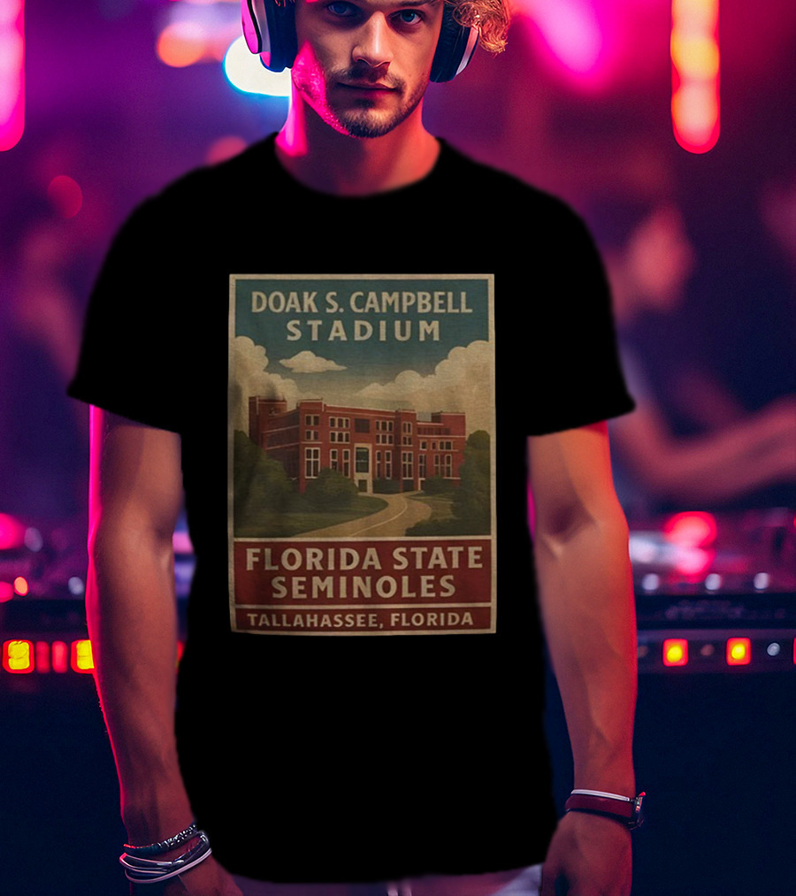Doak S Campbell Stadium Florida State Seminoles Tallahassee Florida T-Shirt
