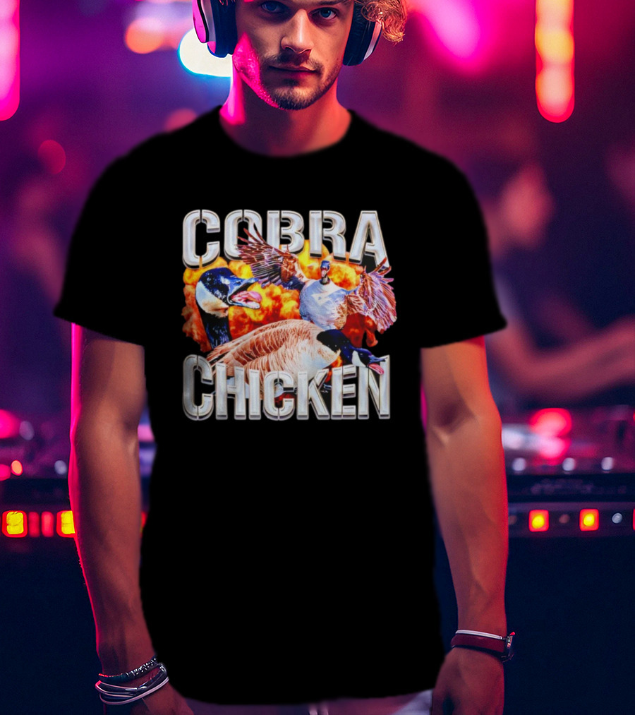 Cobra Chicken Goose Fire Explosion Apparel T-Shirt