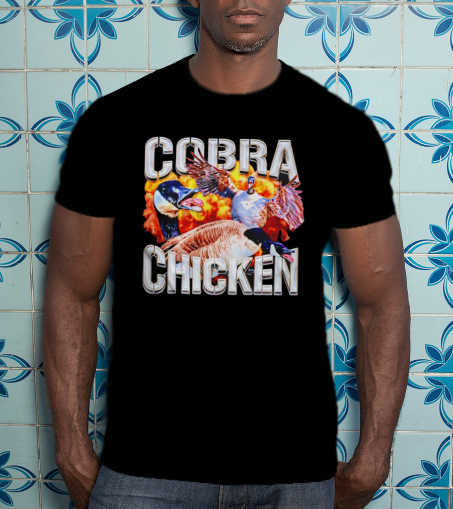 Cobra Chicken Goose Fire Explosion Apparel T-Shirt