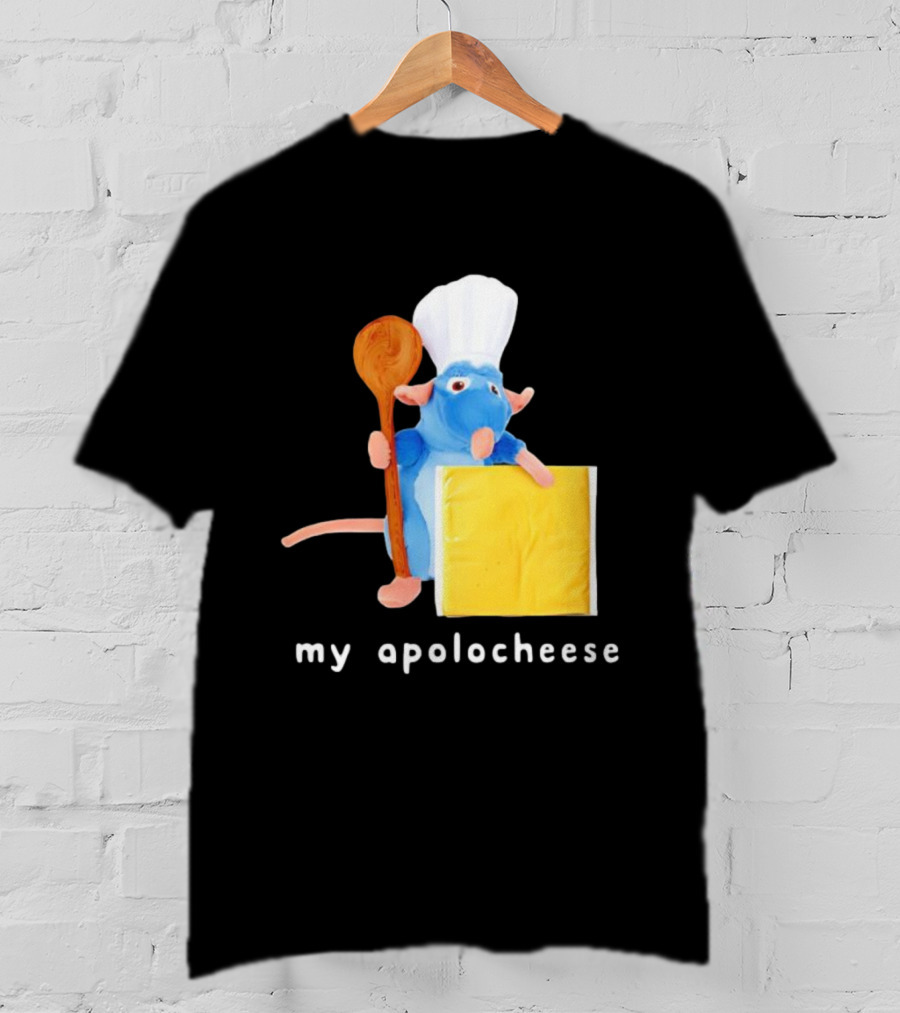 My Apolocheese Remy Mouse Disney And Pixar’s Ratatouille Chef Spoon Cheese T-Shirt