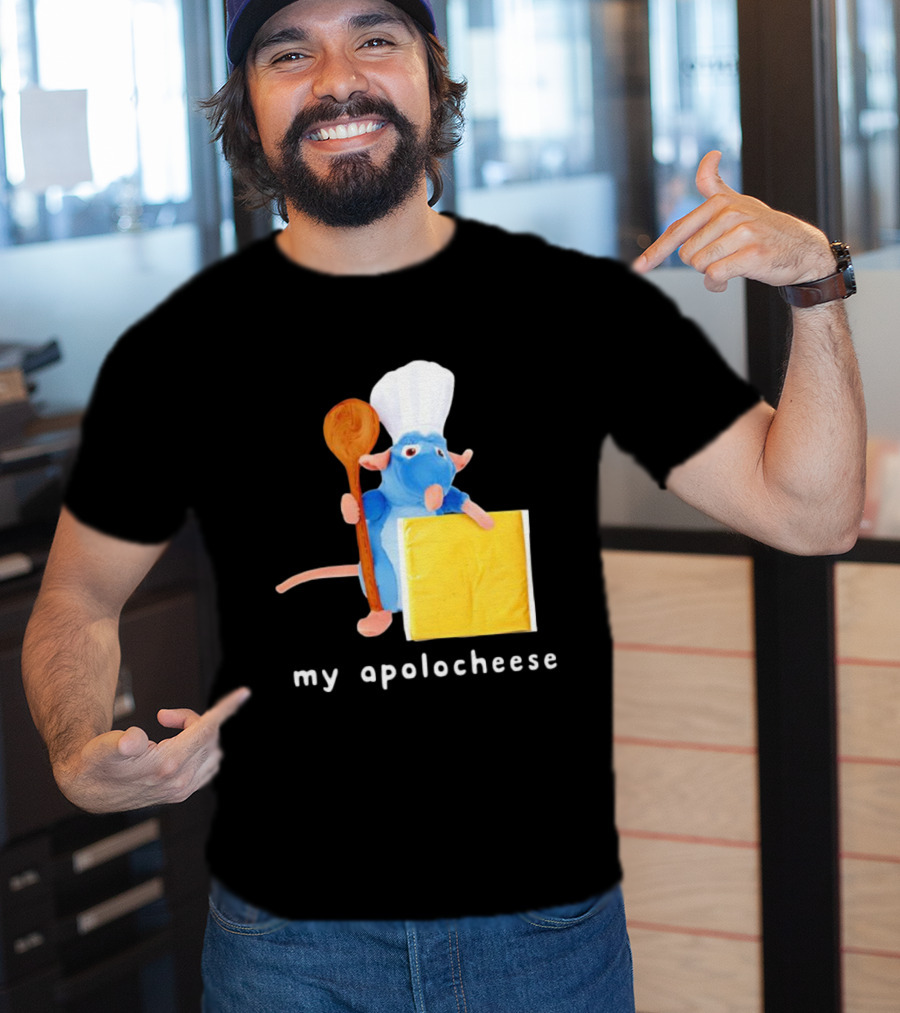 My Apolocheese Remy Mouse Disney And Pixar’s Ratatouille Chef Spoon Cheese T-Shirt