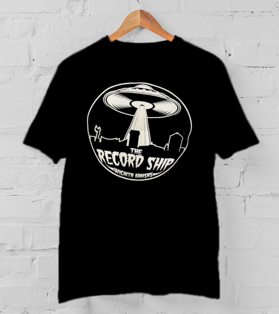 The Record Ship UFO Abduction Wichita Kansas T-Shirt