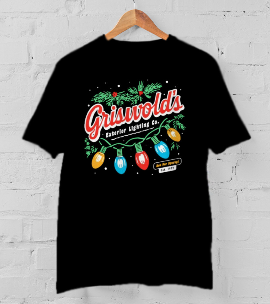 Griswold's Exterior Lighting Co. Christmas Vacation Holiday Lights T-Shirt