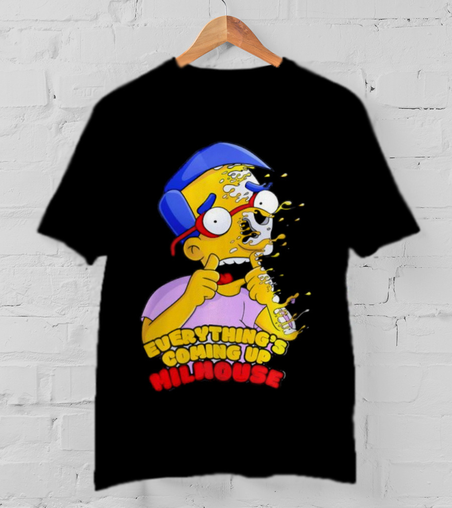 The Simpsons Everything's Coming Up Milhouse Melting Character T-Shirt