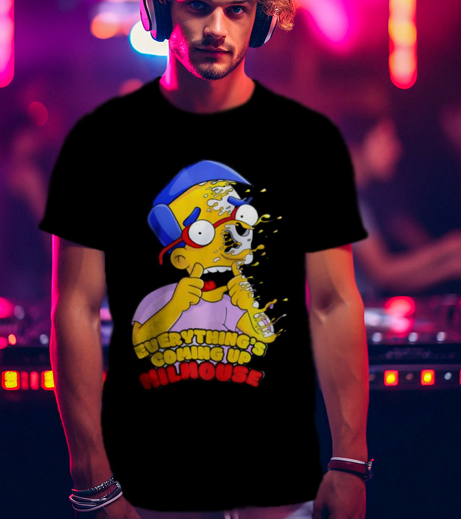The Simpsons Everything's Coming Up Milhouse Melting Character T-Shirt