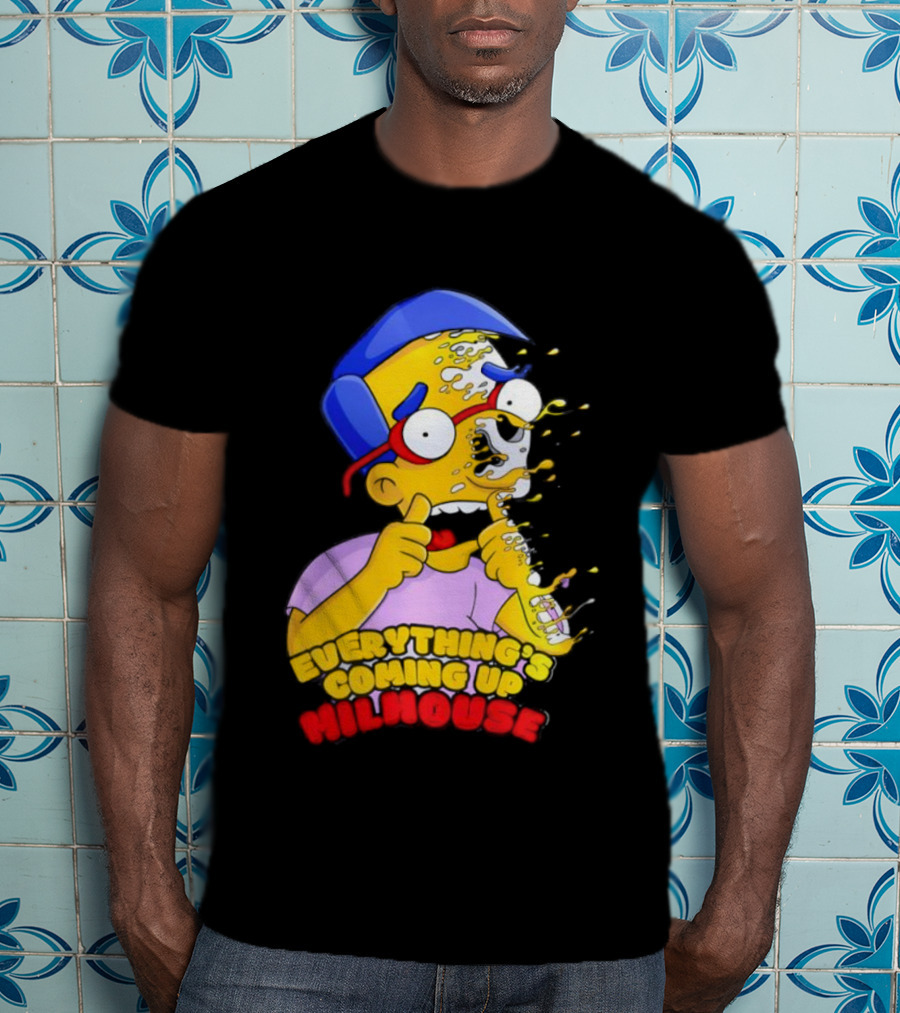 The Simpsons Everything's Coming Up Milhouse Melting Character T-Shirt