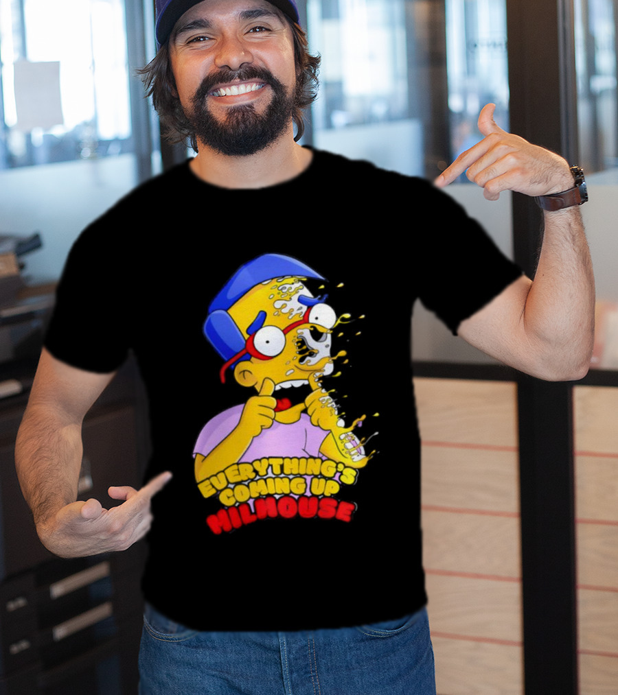 The Simpsons Everything's Coming Up Milhouse Melting Character T-Shirt