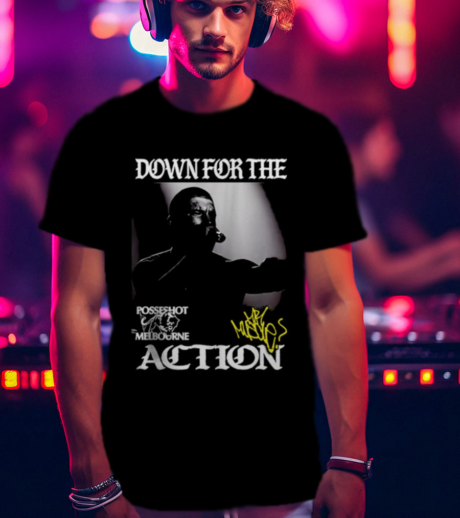 DOWN FOR THE ACTION POSSESHOT MELBOURNE HANDSæ T-Shirt