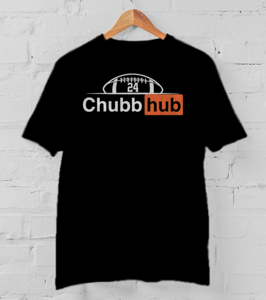 Nick Chubb 24 Cleveland Browns NFL Football Chubb Hub 2025 T-Shirt
