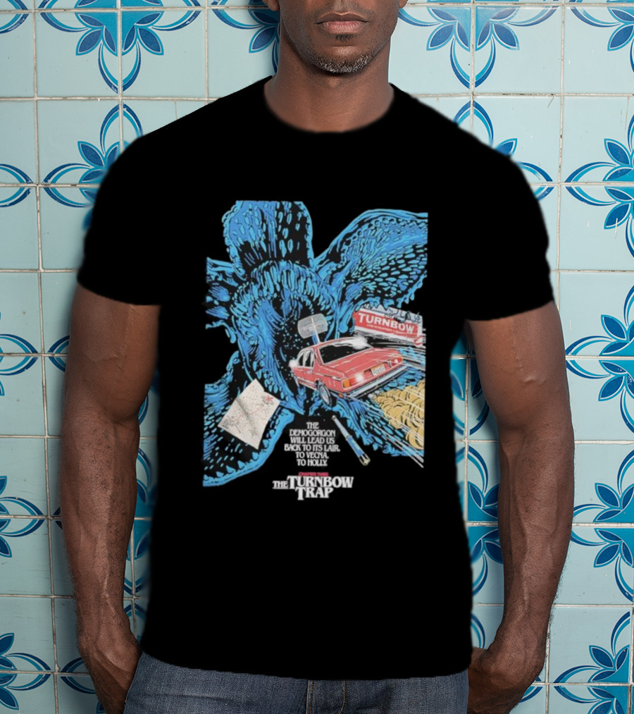 Stranger Things Season 5 Butcher Billy Demogorgon Turnbow Trap Car Lair Map T-Shirt