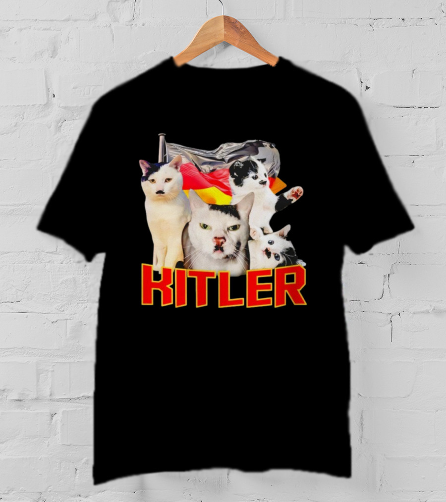 Kitler Cat Meme German Flag Humor T-Shirt