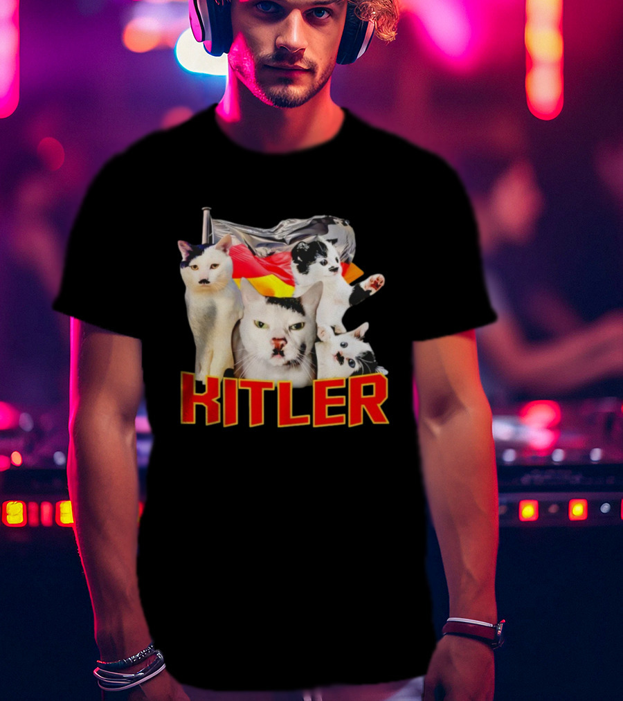 Kitler Cat Meme German Flag Humor T-Shirt